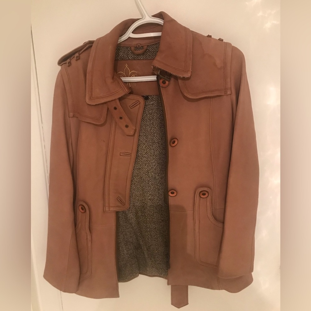 Leather biker Jacket - Mackage Brand- $1090+ tax selling for 275